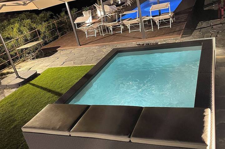 Villa per 5 persone, con balcone e giardino in Rapallo
