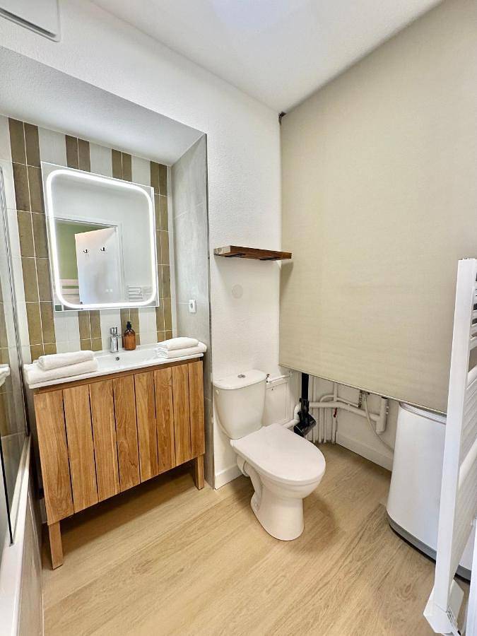 Gîte pour 4 personnes, avec terrasse et piscine, animaux acceptés dans Golf De La Nivelle - 2