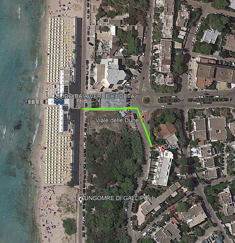 Fronte Mare Via Delle Dune in Baia Verde, Golfo di Taranto
