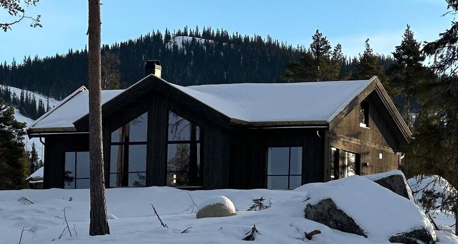 Sonnige Lage am Nesfjellet mit Skigebiet in der Nähe in Nesbyen