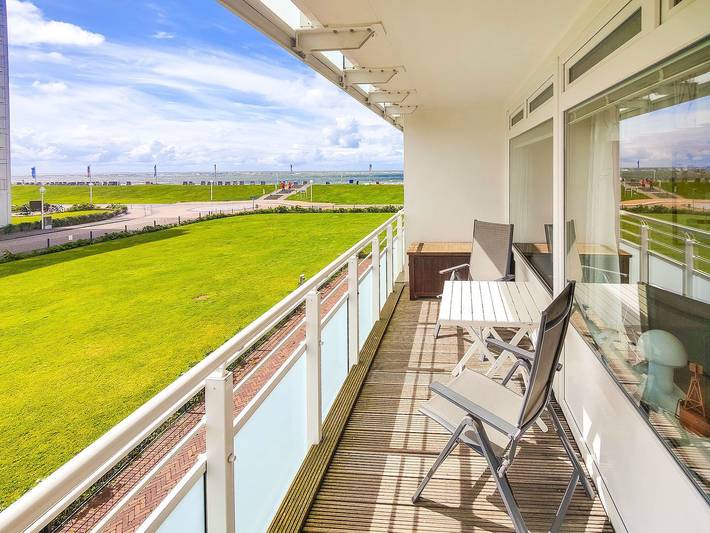 Ferienwohnung für 2 Personen, mit Balkon auf Norderney