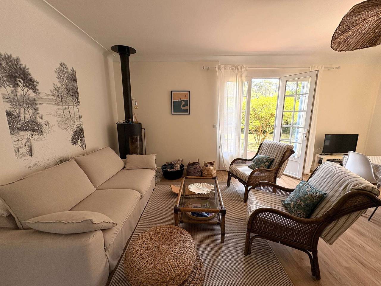 Calm villa in Cap-Ferret - 7 guests in Petit Piquey, Lège-Cap-Ferret