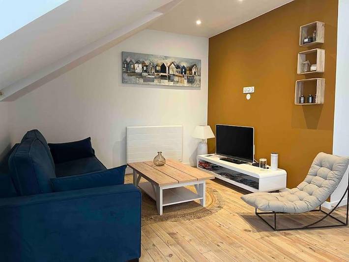 Gîte pour 4 personnes, avec vue dans Plage de Merlimont