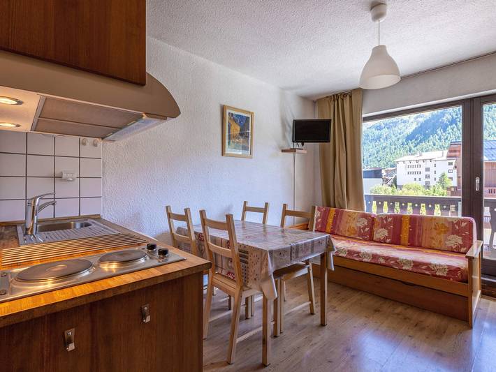 Studio pour 2 personnes, avec terrasse à Val-d'Isère