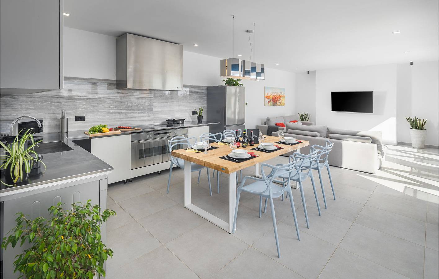 Ferienhaus für 8 Personen mit Terrasse in Kastelir, Općina Kaštelir - Labinci