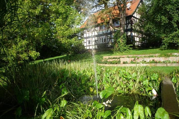 Ferienhaus für 10 Personen, mit Balkon und Terrasse sowie Garten und Ausblick