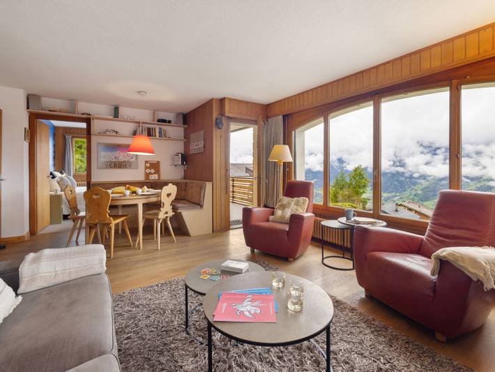 Gîte pour 6 personnes, avec balcon à Verbier - 2