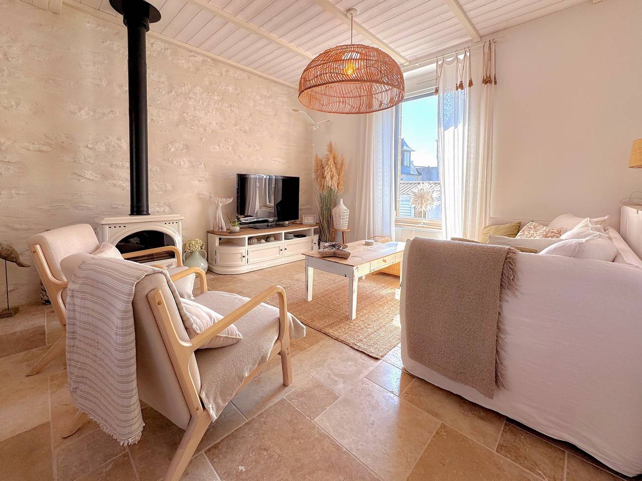 Casa de vacaciones «Léchiagat» con terraza privada y Wi-Fi in Treffiagat, Region de Quimper