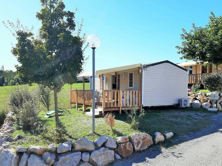 Flower Camping Provence Vallée - Mobilheim 5 personen - Comfort Xl 30,5 m² in Manosque, Regionaler Naturpark Luberon