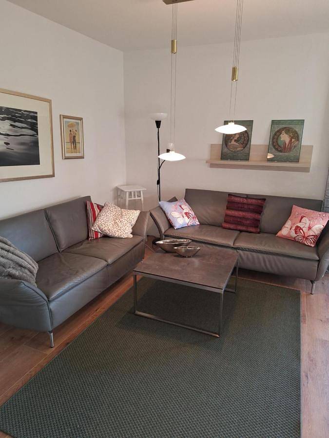 Ferienwohnung für 5 Personen, mit Garten und Seeblick