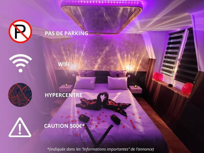 Ferienwohnung für 2 Personen, mit Whirlpool in Caen