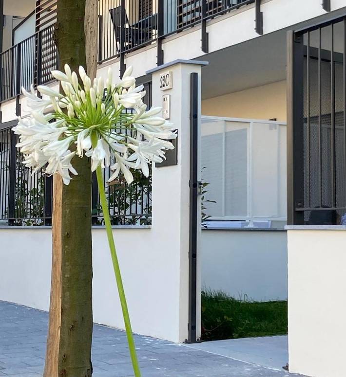 Ferienwohnung für 4 Personen, mit Ausblick und Garten