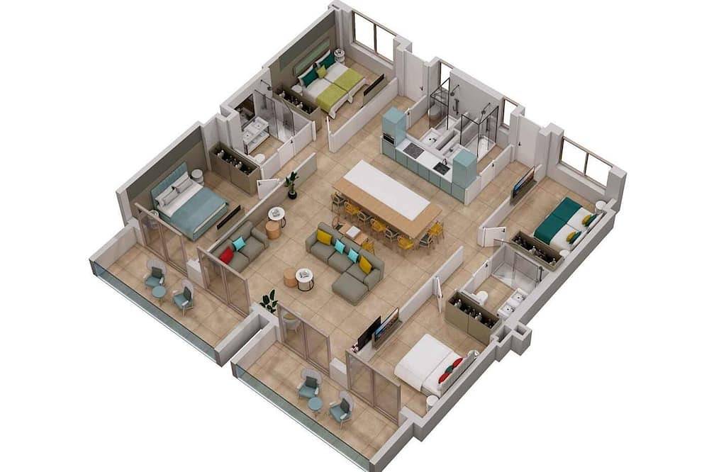 Entire apartment, Apartment 4 bedroom | first floor | mountain view in La Caleta, Adeje