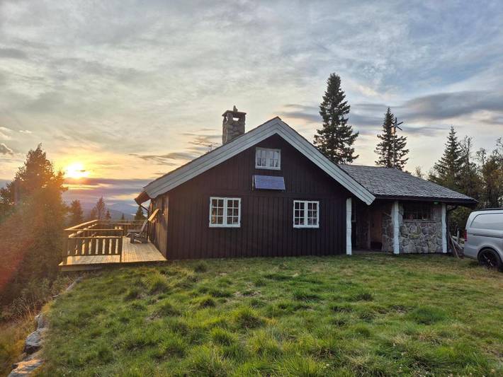 Feriehus for 8 personer, med Terrasse og Hage i tillegg til Utsikt i Gol