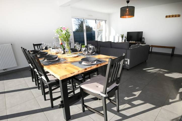 Gîte pour 8 personnes, avec jardin et terrasse dans le Morbihan - 4