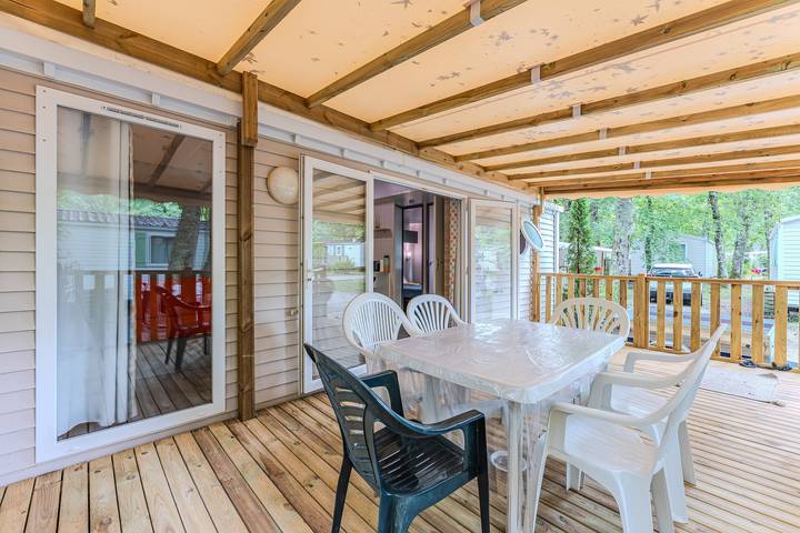 Camping für 6 Personen, mit Kinderpool und Garten, kinderfreundlich in Landes - 2