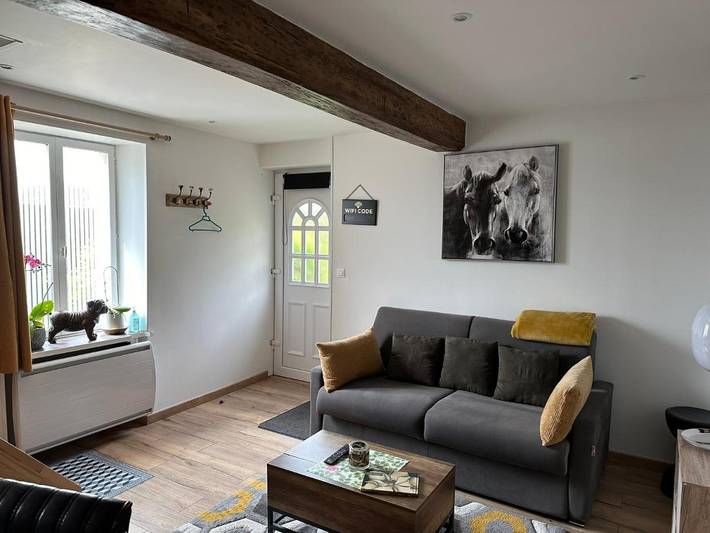 Maison de vacances pour 4 personnes, avec vue et jardin