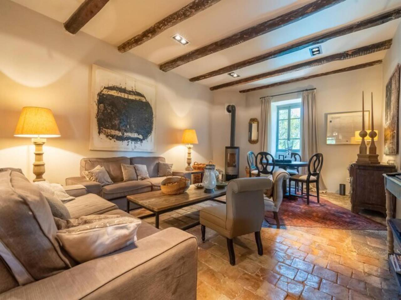 Belle ancienne ferme avec piscine
 in Labeaume, Ardèche