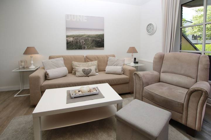 Ganze Wohnung, Ferienwohnung mit 2-Zimmern auf ca. 45m² am Südstrand in Nordfriesische Inseln (Schleswig-Holstein) (Schleswig-Holstein), Wyk auf Föhr