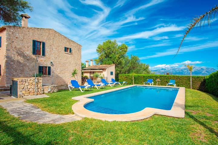 Son Burguet - Schöne Finca mit privatem Pool und kostenloses Wlan in Llubí in Llubí, Mallorca Inselmitte