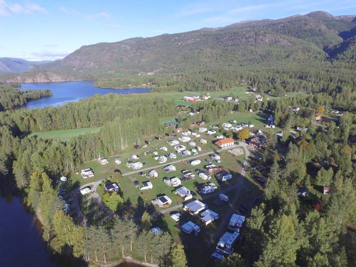 Camping for 4 personer, med Terrasse og Hage i Telemark