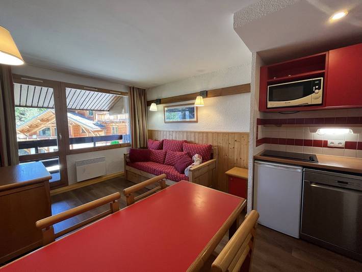Gîte pour 4 personnes, avec Balcon et Piscine dans Plagne 1800 - 2