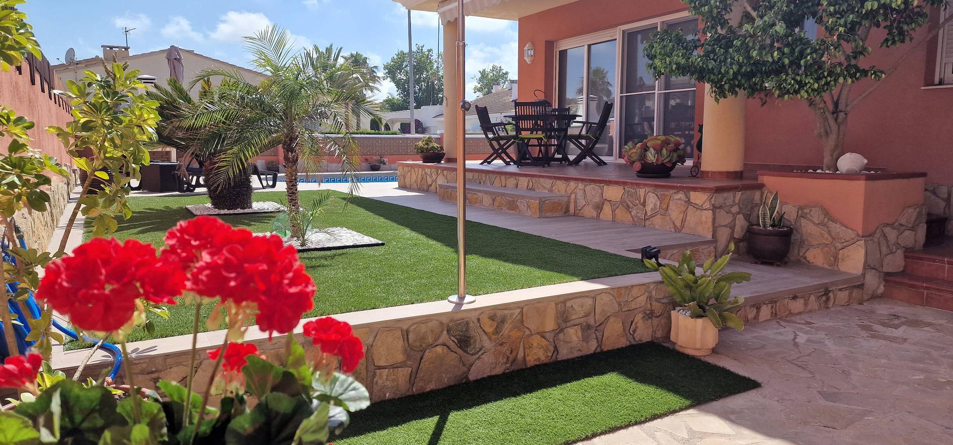 "Mireli“@Marisol: 300m zum Strand, Privat-Pool, A/C, Wifi, Hundestrand in Riumar, Delta de l'Ebre