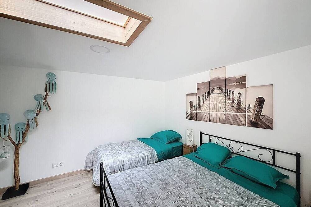 Maison cosy avec extérieur et clim in Rivesaltes, Côte méditerranéenne (France)
