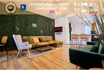 Gîte pour 6 personnes, avec jardin dans Lomme