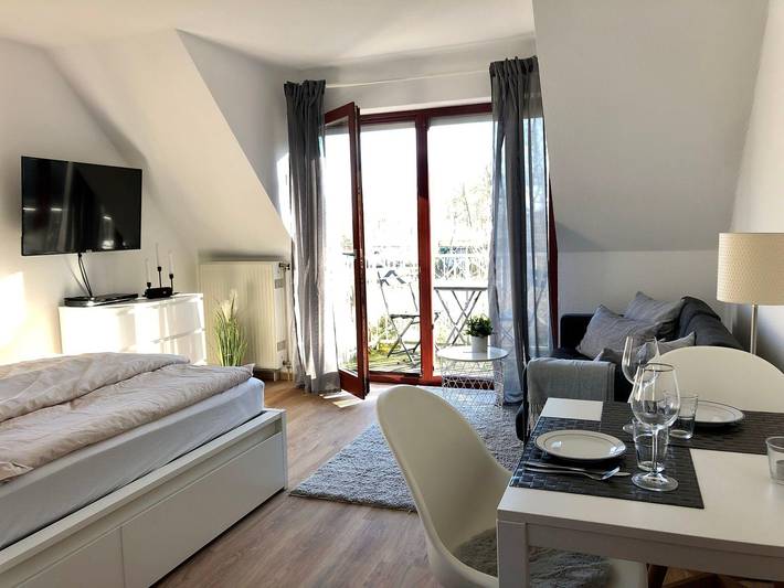 Studio für 2 Personen, mit Balkon in Gustow - 4