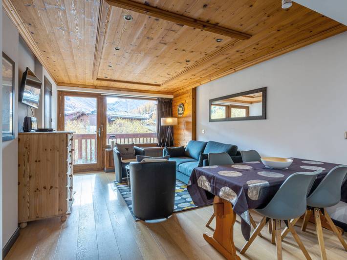 Gîte pour 4 personnes, avec balcon à Val-d'Isère