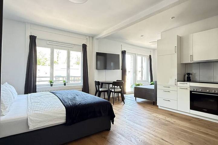 Ganze Wohnung, Stilvolles Studio Apartment bei der Messe Olma in St. Gallen, Zürich Voralpen