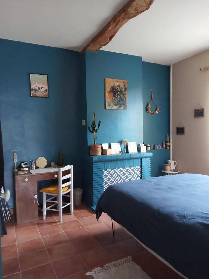 Chambre d’hôte pour 4 personnes, avec Terrasse ainsi que Jardin et Vue à Biran