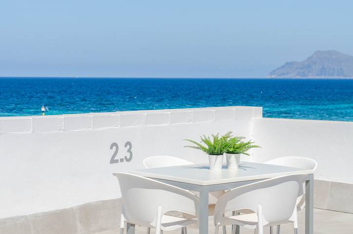 Ferienwohnung für 4 Personen, mit Meerblick auf Mallorca Norden