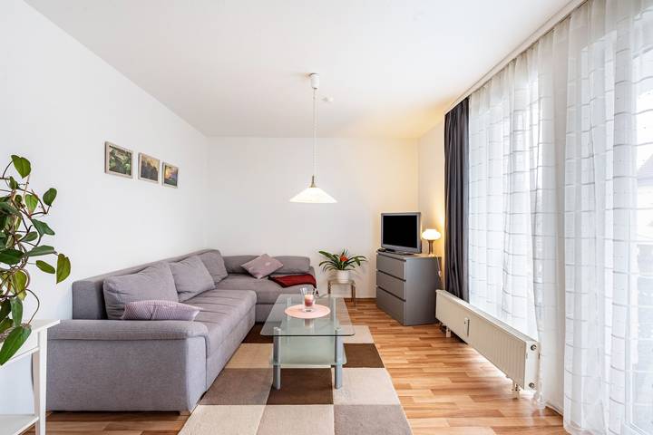 Ganze Wohnung, Ferienwohnung 'Am Goldenen Löwen' mit privater Terrasse, privatem Garten und Wlan in Bobritzsch-Hilbersdorf, Chemnitz und Umgebung