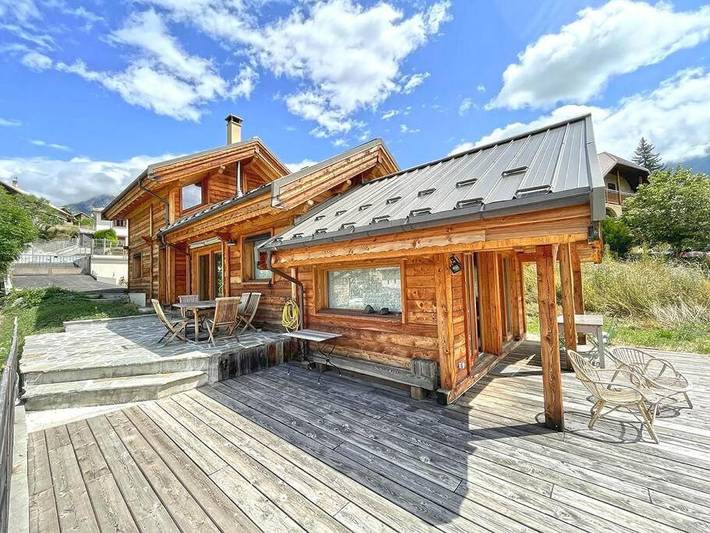 Chalet pour 8 personnes, avec Terrasse et Vue à Guillestre