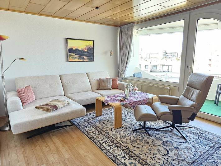 Ferienwohnung für 4 Personen, mit Meerblick und Balkon sowie Balkon/Terrasse und Sauna in Cuxhaven Strand - 3
