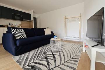 Gîte pour 2 personnes, avec balcon dans Plage Centrale (Fort-Mahon-Plage)