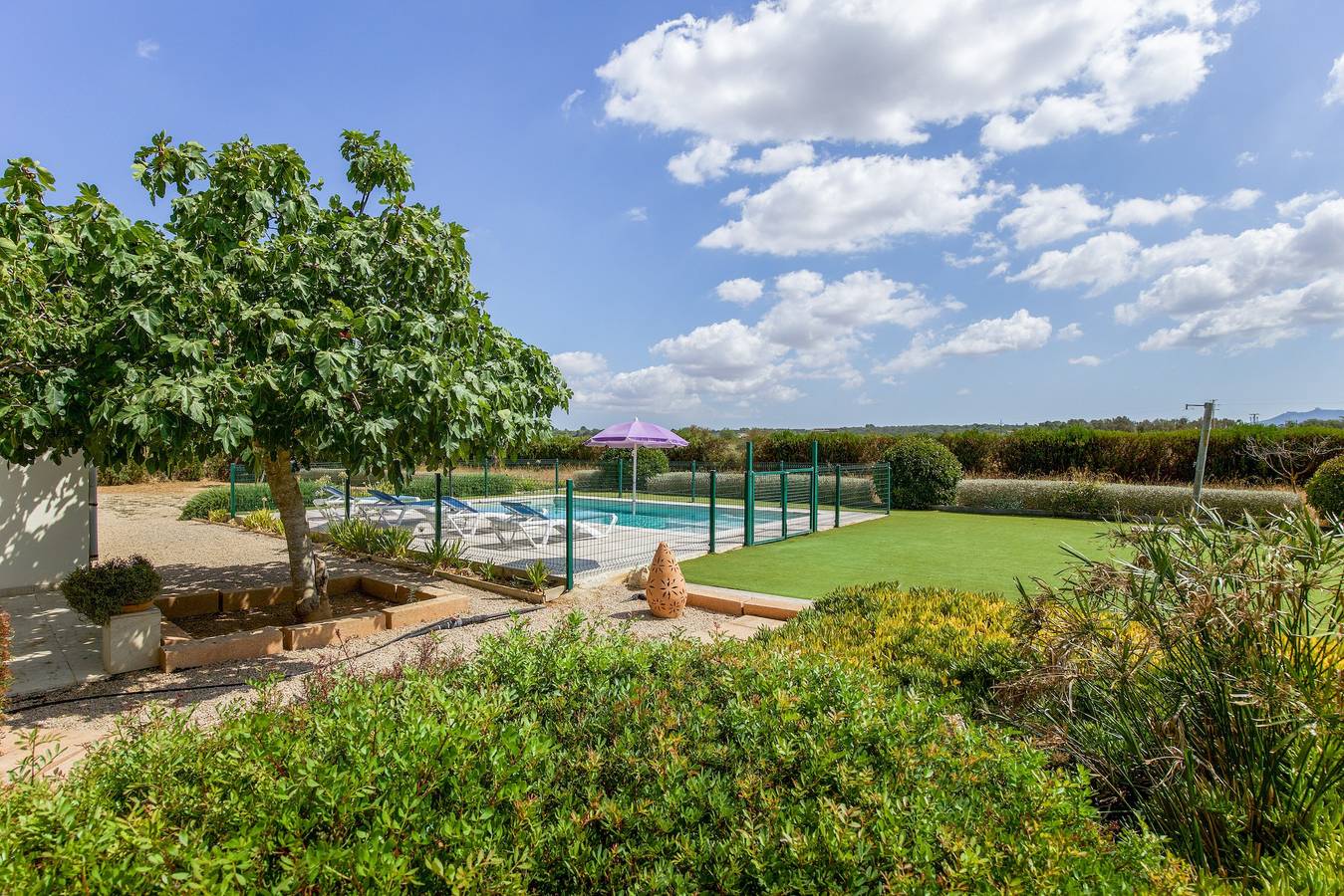 Cottage familial Sa Vinya avec piscine privée, terrasse, Wi-Fi et jardin à Campos, Majorque in Campos, Majorque du Sud