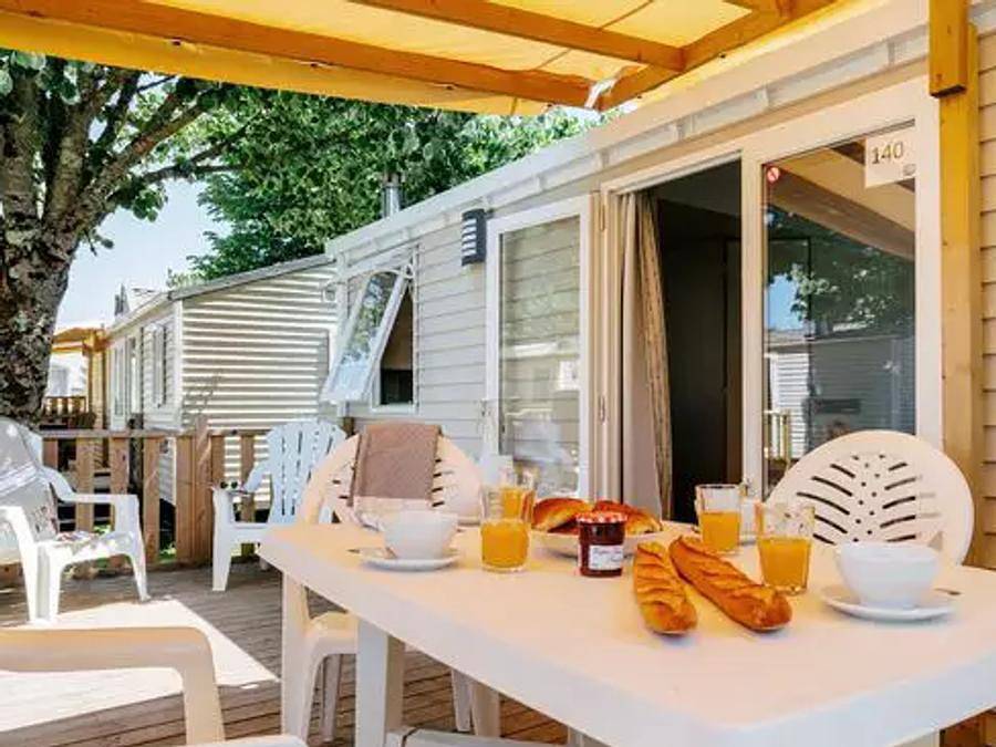 Camping Angeiras - Mobilhome 6 personas - Confort | 3 Dormitorios | 6 Pers | Terraza elevada | Aire acondicionado in Lavra, Perafita, Lavra e Santa Cruz do Bispo