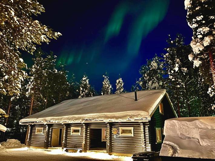 Chalet voor 14 personen, with sauna and uitzicht as well as terras, met huisdier in Lapland