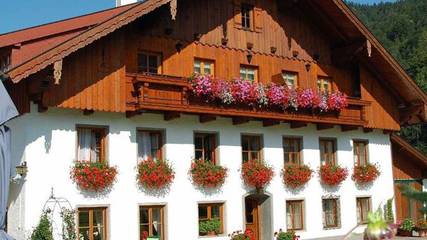 Ferienwohnung für 4 Personen, mit Garten und Balkon, kinderfreundlich in Fuschl am See