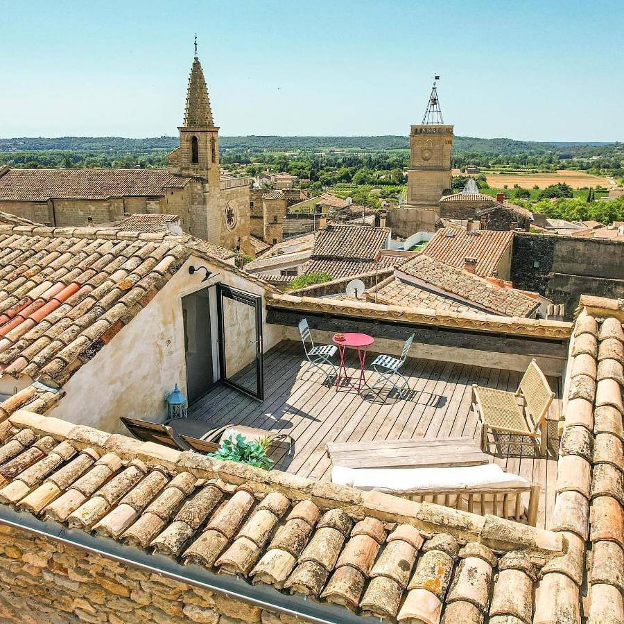 La Maison D'Aimé - Demeure de caractère du Xiie siècle in Saint-Quentin-la-Poterie, Région de Nîmes