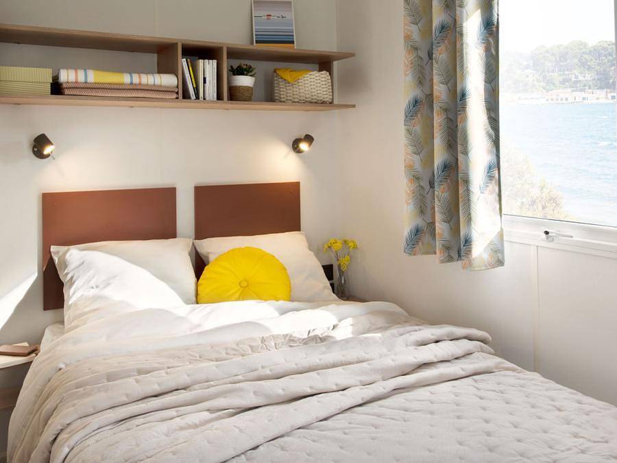 Flower Camping Le Dolium - Mobilheim 6 personen - Mobilheim Premium "Oppidum" Klimaanlage/Tv- 3 Schlafzimmer- 6 Personen Max (Baby inbegriffen) 6 Pers. in Laudun-l'Ardoise, Nimes und Umgebung