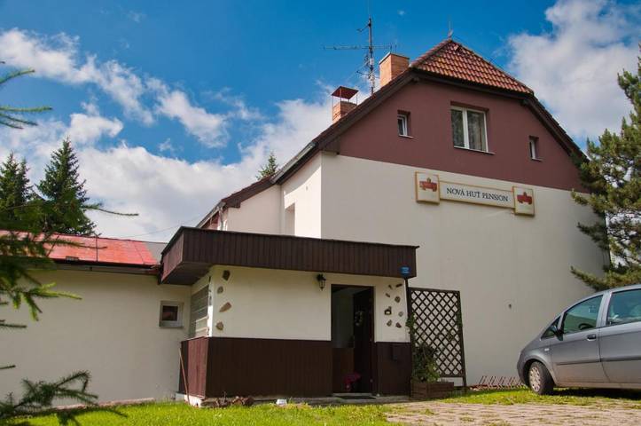Maison d’hôte pour 2 personnes, avec Terrasse ainsi que Jardin et Vue à Nové Hutě