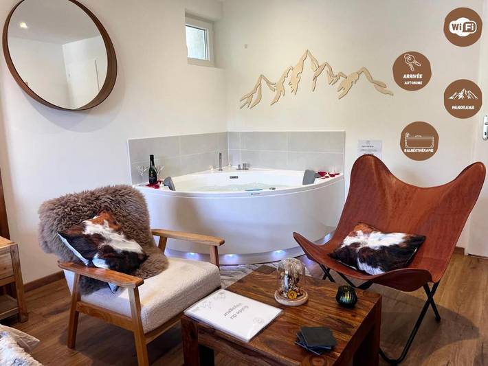 Appartement de vacances pour 2 personnes, avec jacuzzi et balcon
