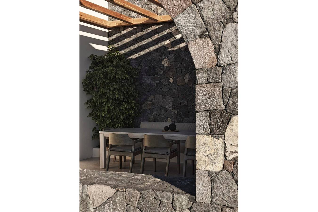 Villa für 6 Personen mit Pool in Ormos Ammoudiou, Oia