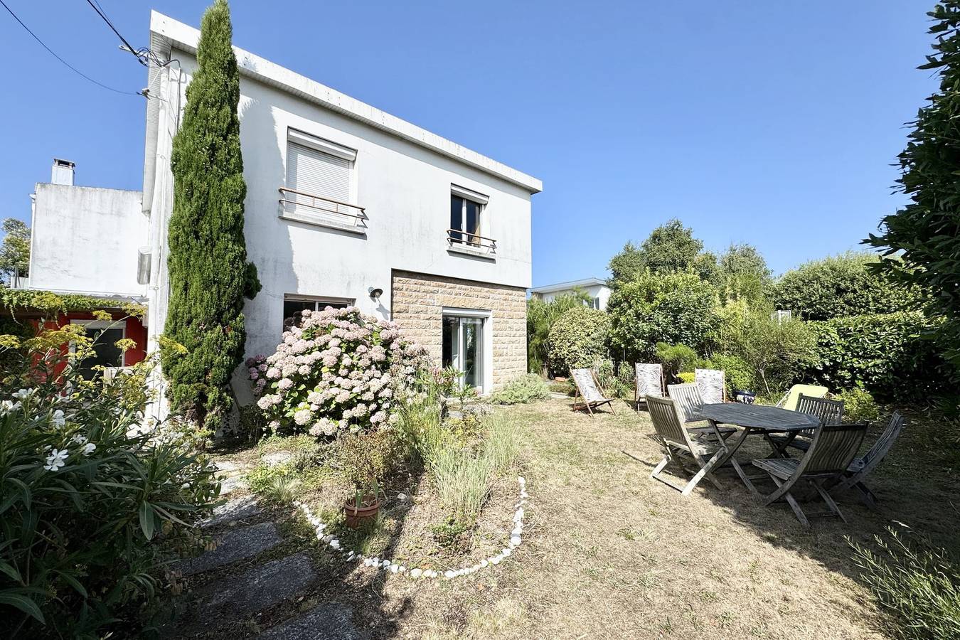 Ferienhaus für 6 Personen mit Terrasse in Larmor-Plage, Côte des Mégalithes
