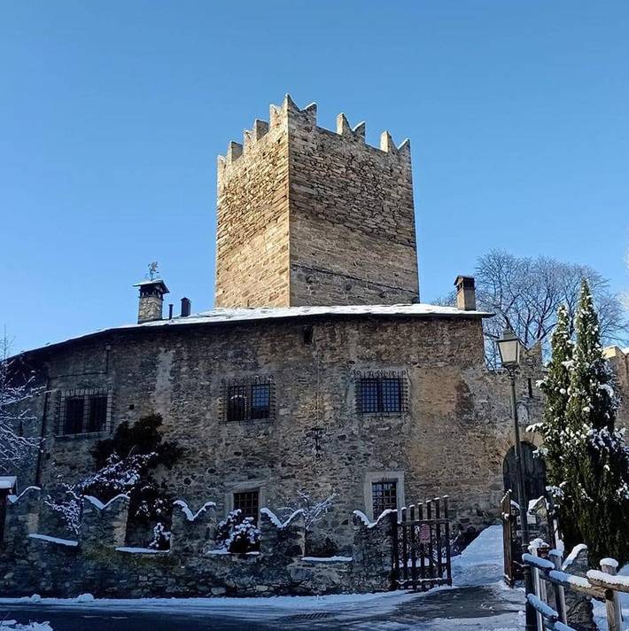 Chambre d’hôte pour 4 personnes, avec Terrasse ainsi que Jardin et Vue dans Gressan