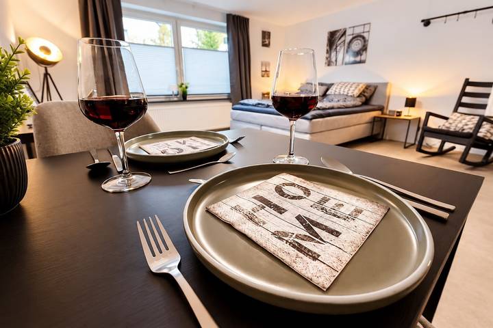 Hel lägenhet, Apartment 'Lilia' with Shared Terrace and Wi-Fi in Landkreis Holzminden